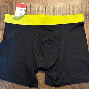 NWT Dickies Men's Boxer Briefs with Yellow Waistband